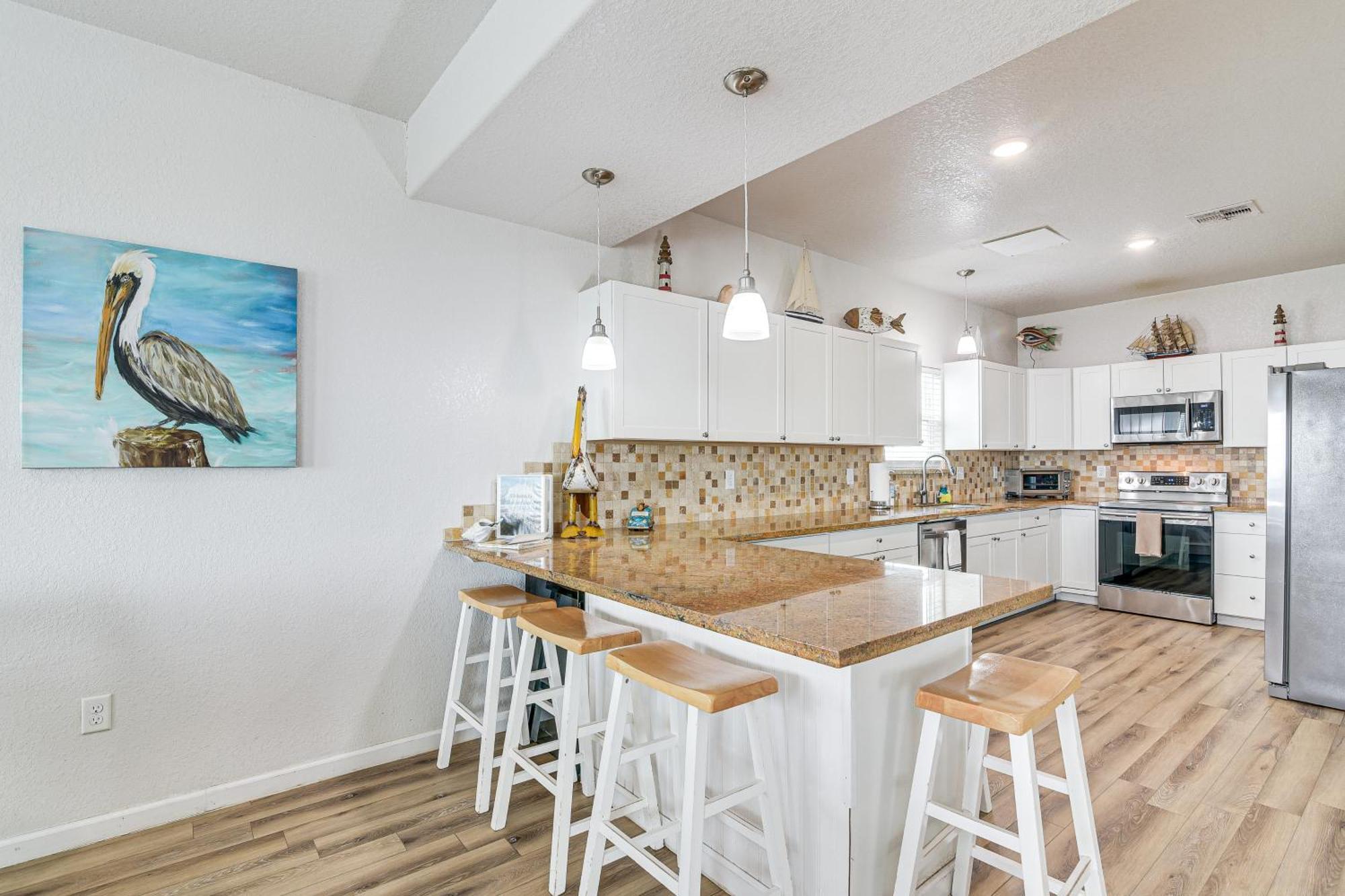 Beachfront Texas Retreat - 2 Decks, Patio And Views! Surfside Beach Dış mekan fotoğraf