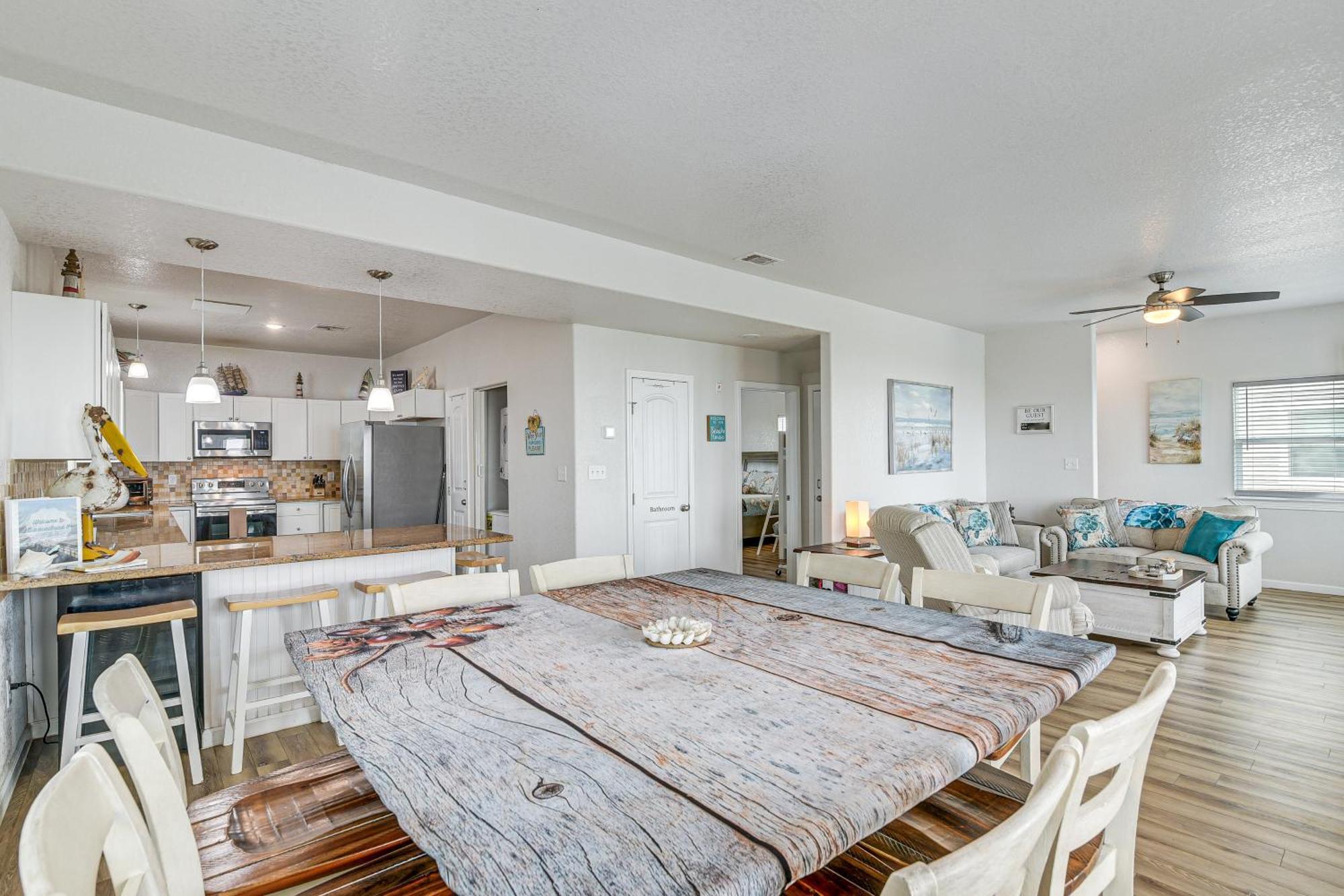 Beachfront Texas Retreat - 2 Decks, Patio And Views! Surfside Beach Dış mekan fotoğraf