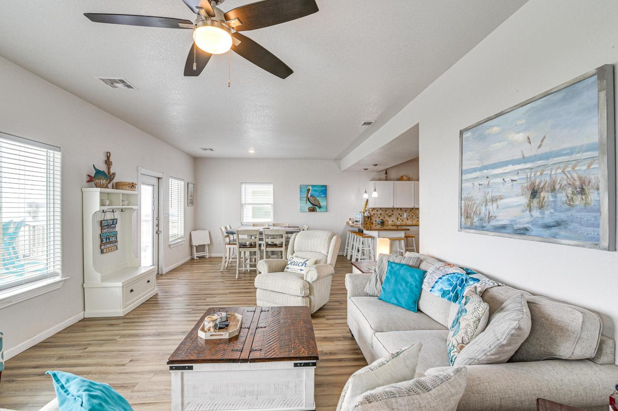 Beachfront Texas Retreat - 2 Decks, Patio And Views! Surfside Beach Dış mekan fotoğraf